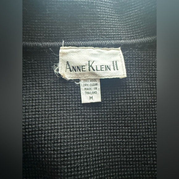 Anne Klein Black Women's Blazer Size M - Picture 2 of 3